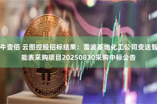 牛壹佰 云图控股招标结果：雷波基地化工公司变送智能表采购项目20250830采购中标公告